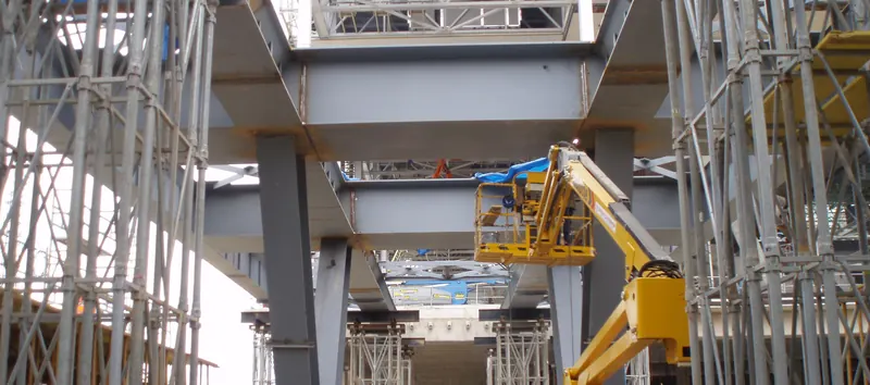Obra de Luvimetal: Estructura Puente Caja Mágica (Madrid)