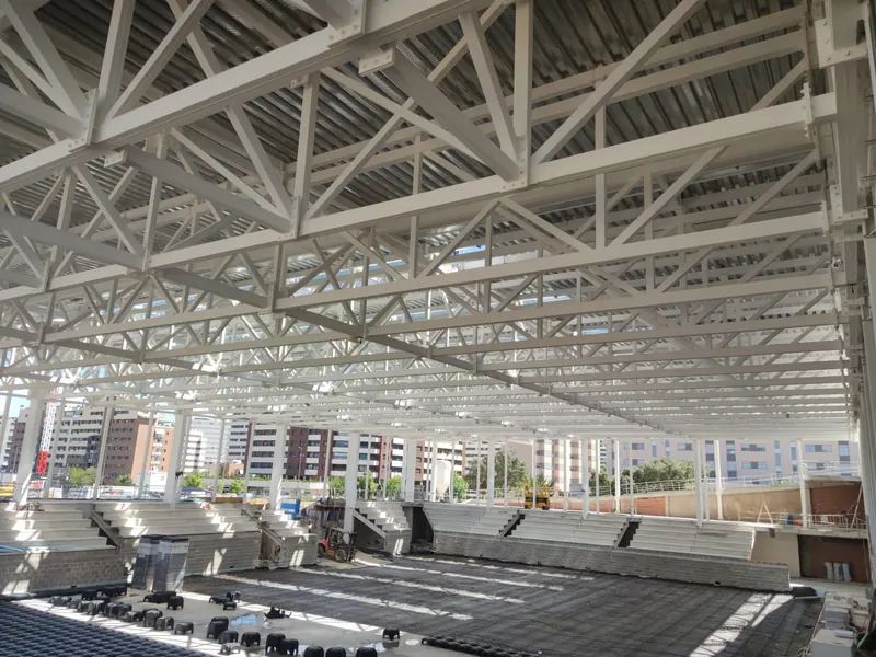 Obra de Luvimetal: Pabellón Polideportivo Norte - TRES CANTOS (MA)
